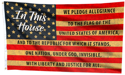 Pledge of Allegiance Patriotic American Flag