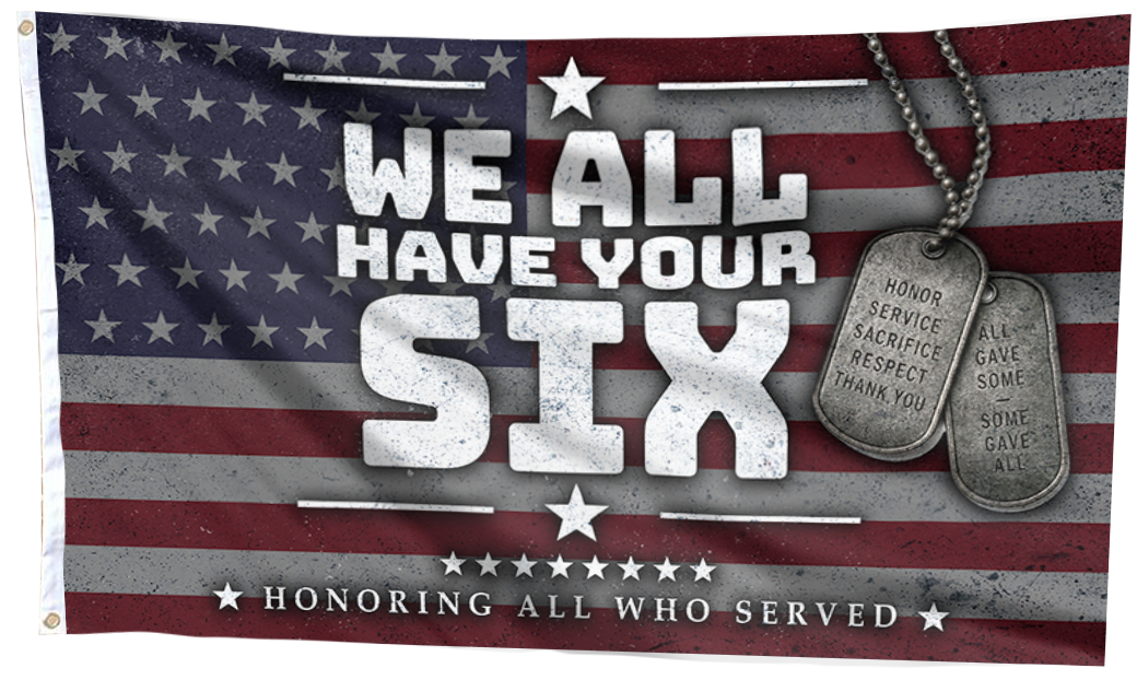We Have All Your SIX USA Flag