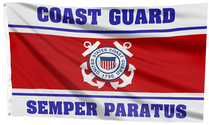 Semper Paratus Coast Guard 1790 Flag