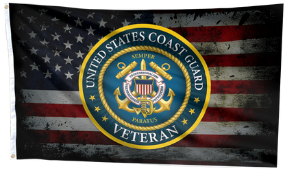 United States Coast Guard Veteran Flag