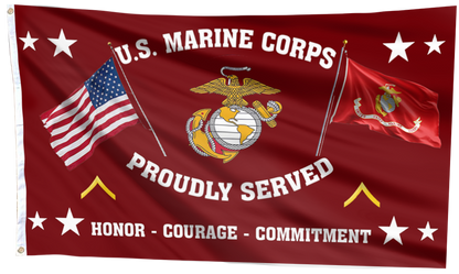 United States Marine Corps - Private First Class Flag