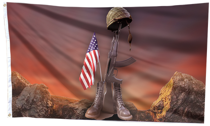 Fallen Soldier Memorial Flag