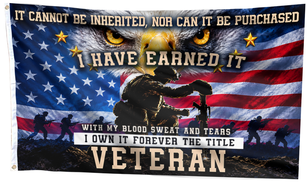 It Cannot Be Inherited Veteran Flag