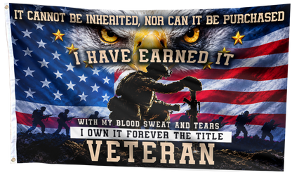 It Cannot Be Inherited Veteran Flag