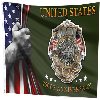 250th Anniversary US Army Flag