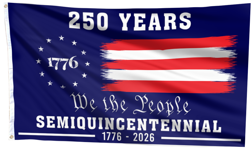 American 250 Years Semiquincentennial Flag