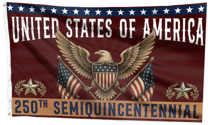 American Eagle 250th Anniversary Flag