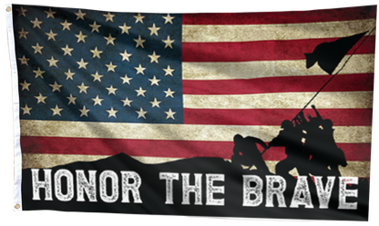 Honor The Brave Flag