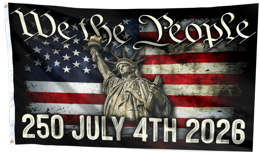 USA 250 July 4th 2026 We The People Flag