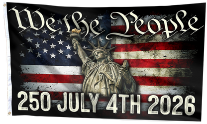 USA 250 July 4th 2026 We The People Flag