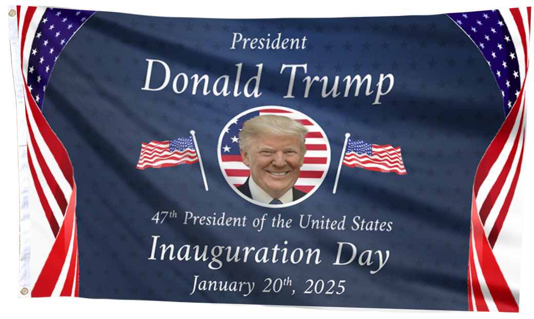 Donald Trump Inauguration Day Flag