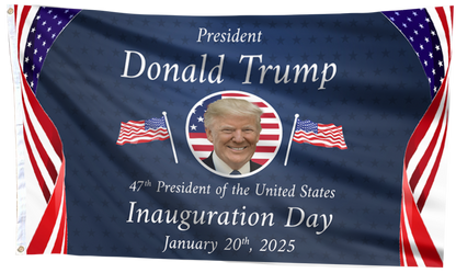 Donald Trump Inauguration Day Flag
