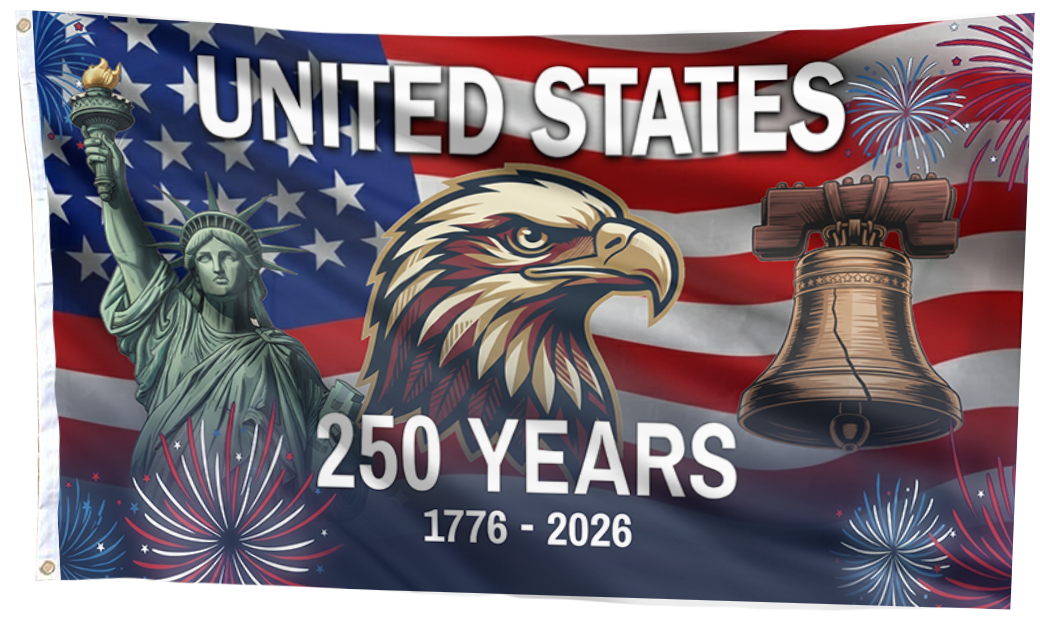 United States Statue Eagle Flag
