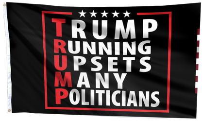 Trump Running Upsets Many Politicians Flag