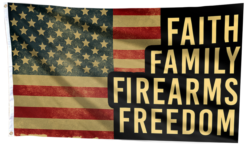 Rustic American Values Flag