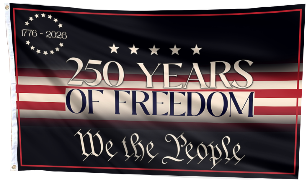 250 Years of Freedom - We the People American Patriotic Flag