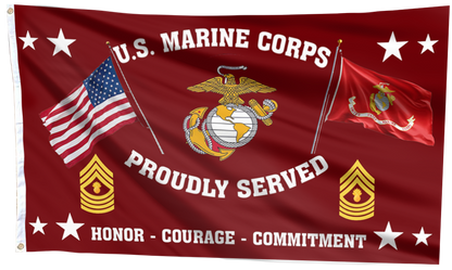 United States Marine Corps - Master Gunnery Sergeant Flag