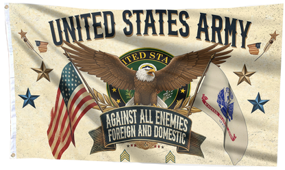 United States Army Oath of Defense Flag