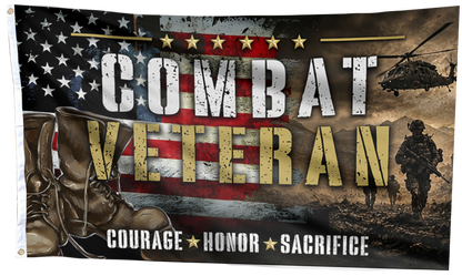 Combat Veteran Flag