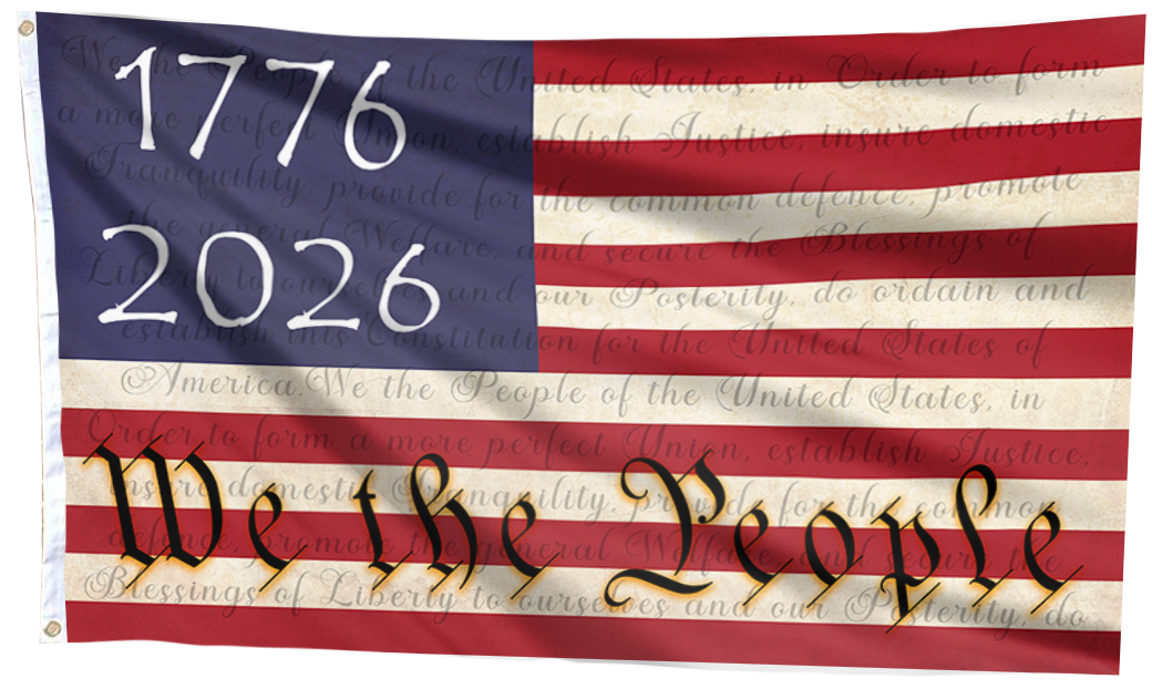 1776-2026 We The People USA Flag