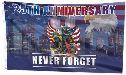 25th Anniversary Never Forget Flag