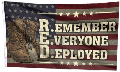 Remember Everyone Deployed USA Flag