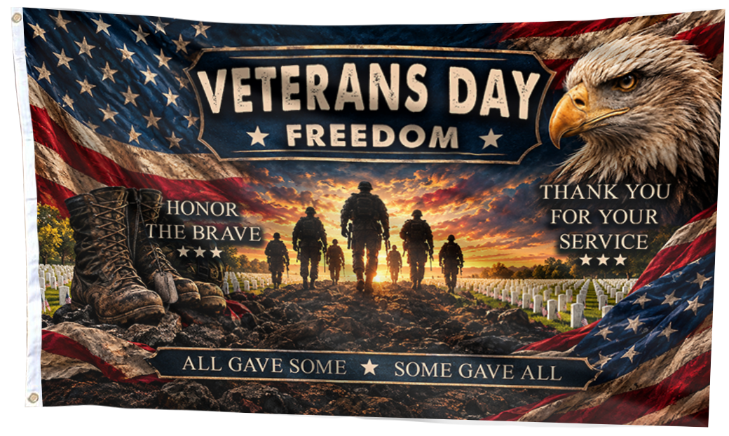 All Gave Some Veterans Day Flag