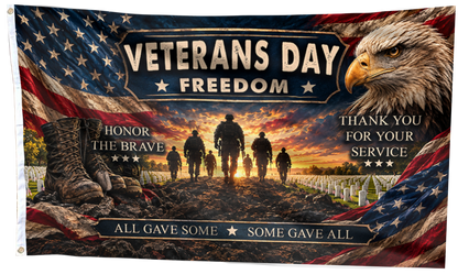 All Gave Some Veterans Day Flag