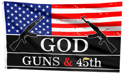 God, Guns and 45th Flag