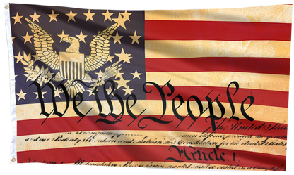 Vintage We The People American Eagle Flag