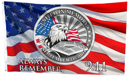 Always Remember 9/11 Eagle Flag