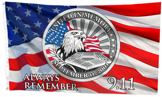 Always Remember 9/11 Eagle Flag