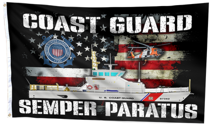 Coast Guard USA Flag