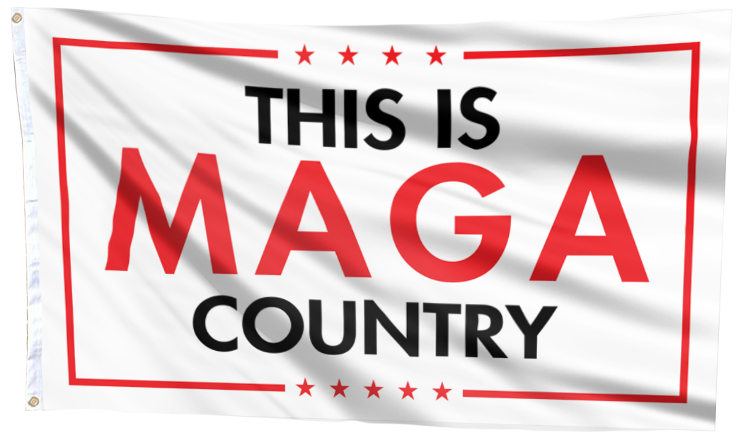 This is MAGA Country - White Flag