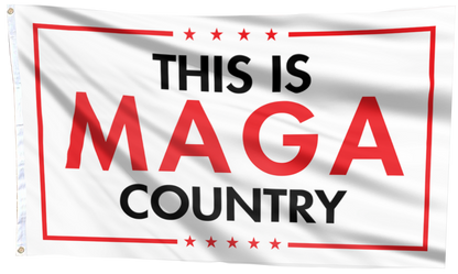 This is MAGA Country - White Flag
