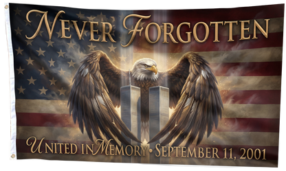 Never Forgotten - United in Memory Flag
