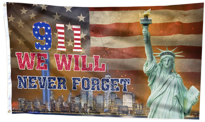 911 - We Will Never Forget Flag