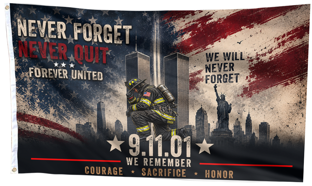 9.11.01 We Remember Honor Flag