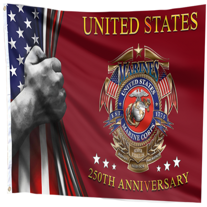 250th Anniversary US Marine Corps Flag