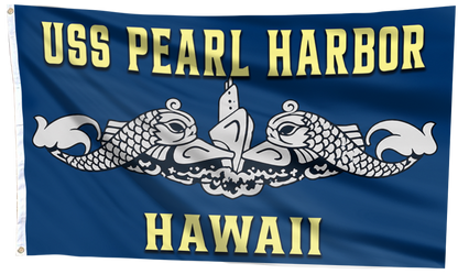 USS Pearl Harbor Hawaii Flag