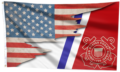 United States Coast Guard USA Flag