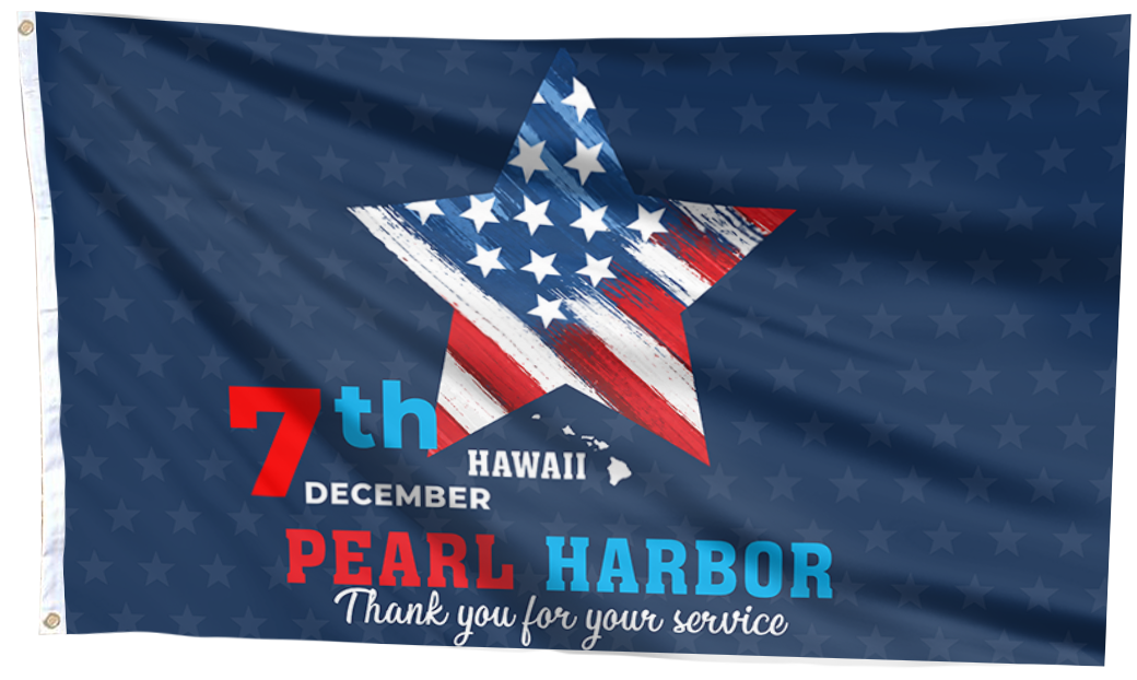 Pearl Harbor - Thank You for Your Service Flag