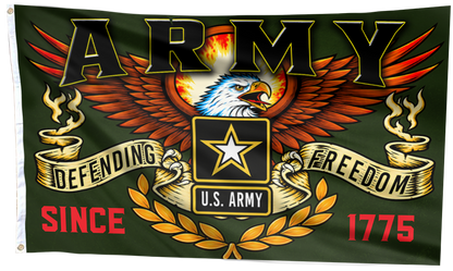 Army Defending Freedom Since 1775 Flag