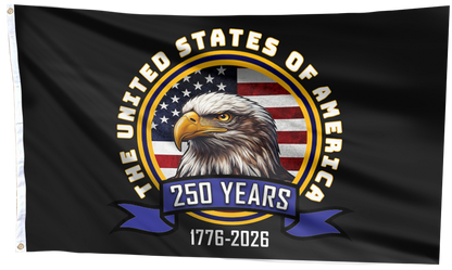 The United States of America 250 Years Eagle Flag