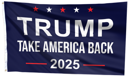 Trump Take America Back 2025 Flag