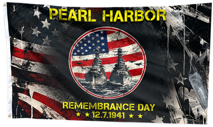 Pearl Harbor - Remembrance Day USA Flag
