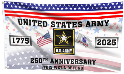 Army 250th Anniversary Flag