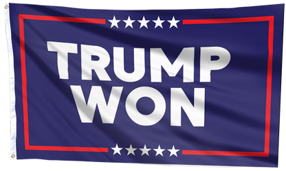 TRUMP WON Flag