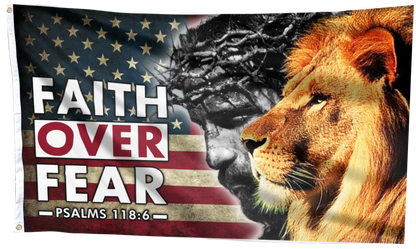 Faith Over Fear Flag