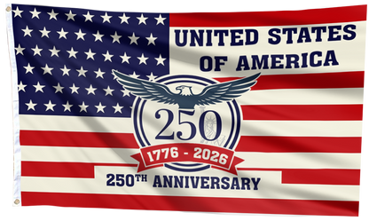 America 250 – 1776–2026 Anniversary Eagle Flag